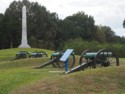 The 8th Battery of the Michigan Light Artillery next to the Michigan Memorial